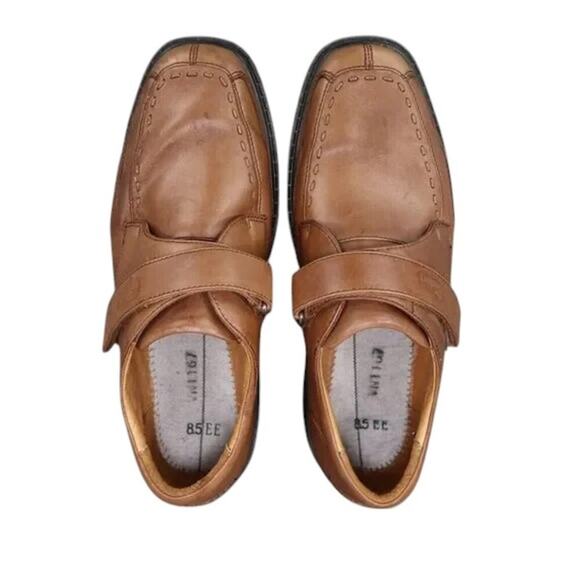 Dr Comfort Shoes Mens 8.5 Dress Leather Frank Diabetic Comfort Adjustable Strap main image 10